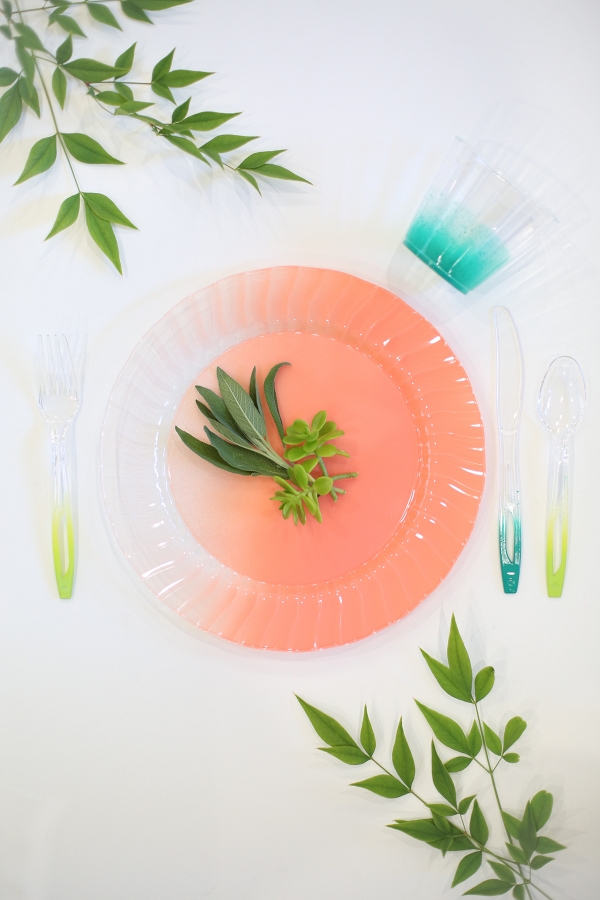 How to Amp Up Disposable Dinnerware