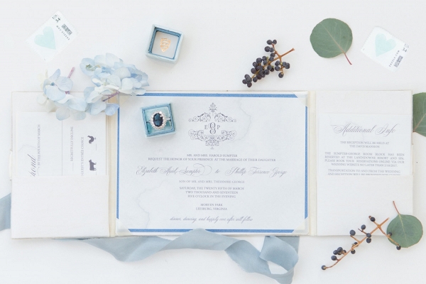 Something Royal + Blue Styled Wedding