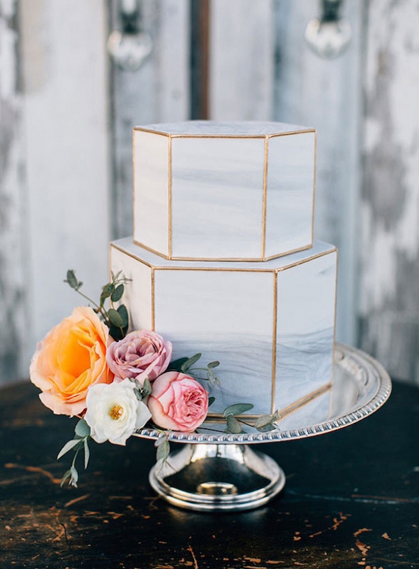 Marble Wedding Cakes