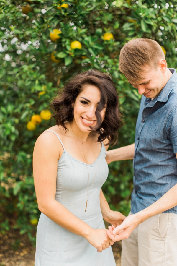 Sweet Orange Grove Engagement