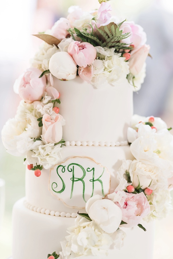 Pink & Mint Southern Wedding with Pretty Monograms