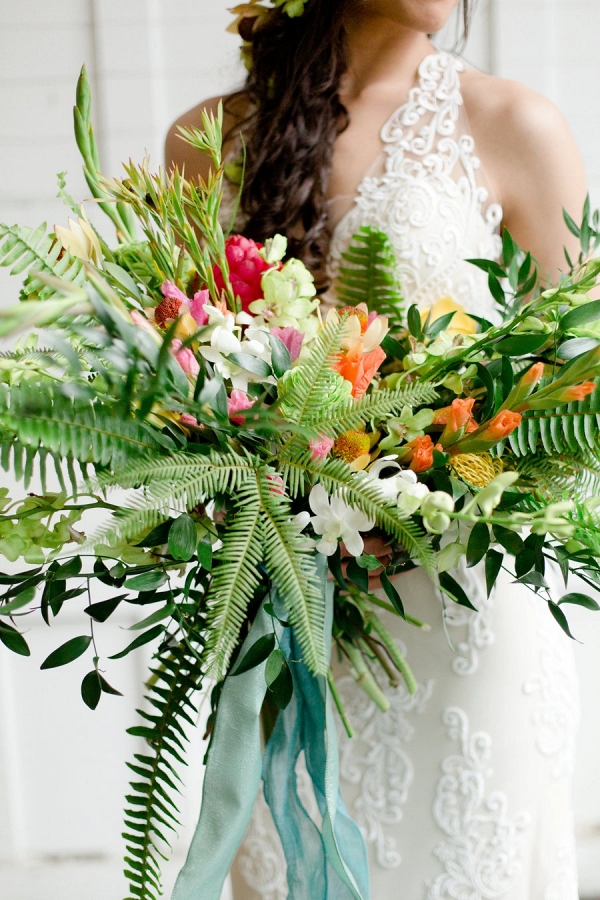 Modern and Lush Tropical Wedding Ideas