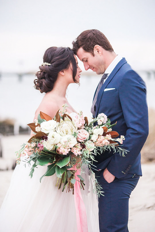 A Vintage Seaside Bridal Shoot