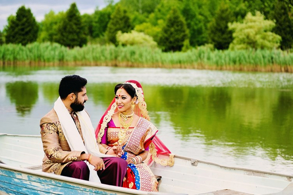 Red and Gold Buddhist Wedding