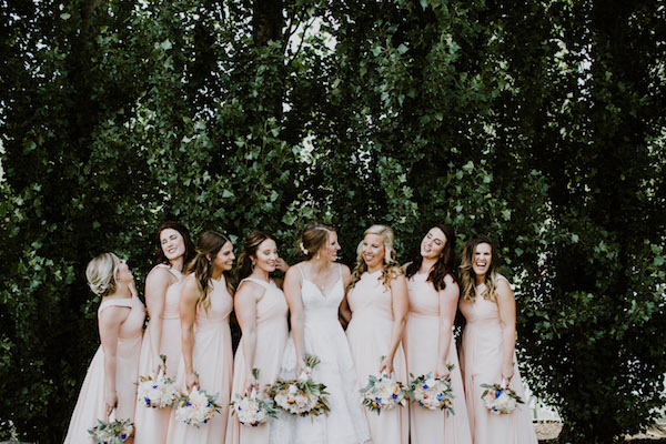 A Classic Summer Wedding with Pastels and Pups