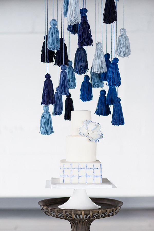 Modern Monochromatic Blue Wedding Ideas