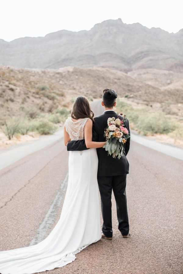 Rock and Roll Desert Bridal Inspiration