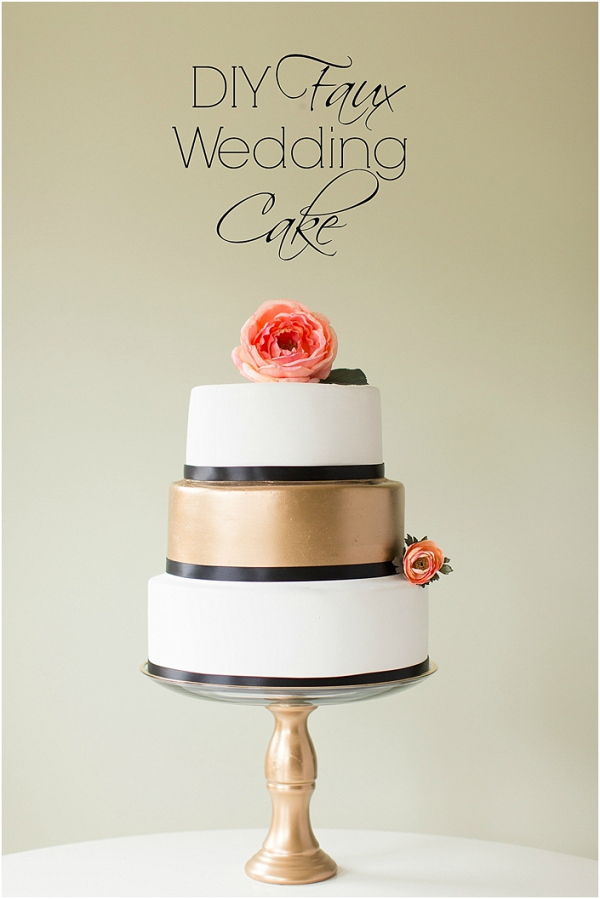 DIY Faux Wedding Cake