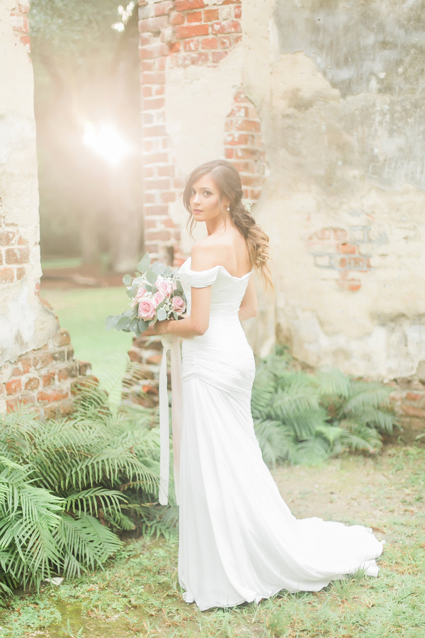 Lexi's Old Sheldon Church Ruins Bridals