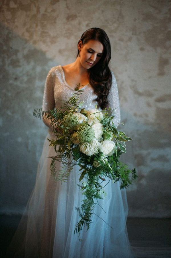 Moody Winter Forest Themed Wedding