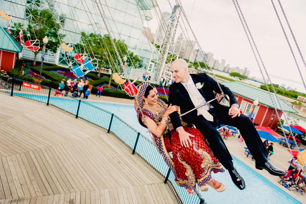 Whimsical Carnival Indian Wedding