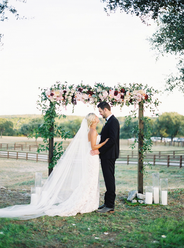 Jewel Toned Private Ranch Wedding