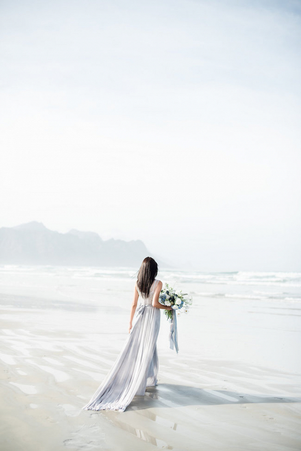 Washed Up Beach Blues Wedding Inspiration