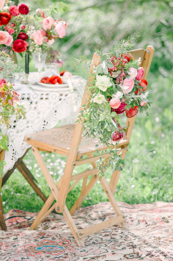 Whimsical Marsala Wedding Inspiration