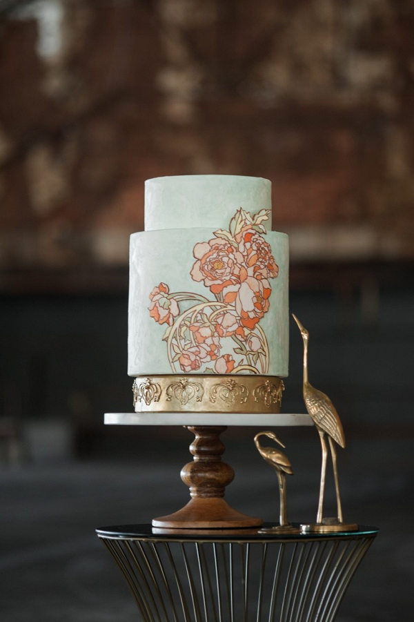 Modern Art Nouveau Wedding Inspiration