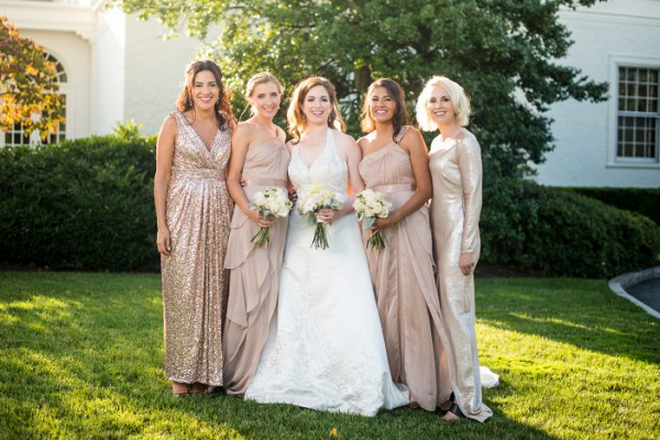 Gold Glamour Country Club Wedding