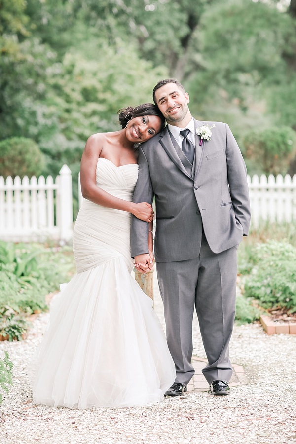 Elegant Purple and Gold Rose Garden Wedding