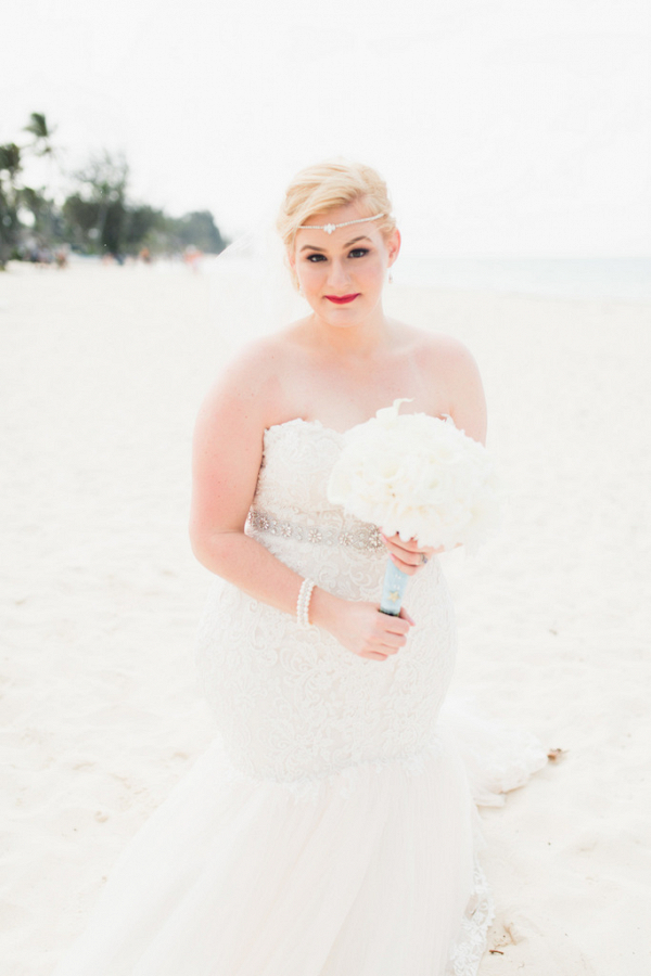 Blue and Gold Coastal Wedding in Punta Cana