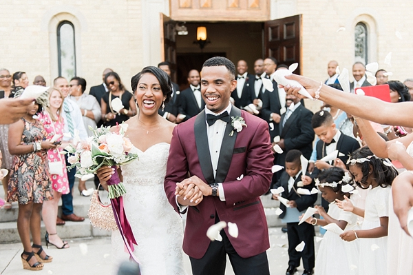 Downtown Elegance Wedding of Burgundy and Blush