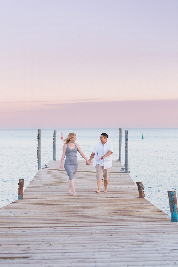 Romantic Sunset Engagement