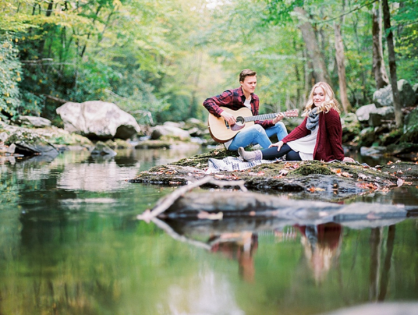 Mountain Fall Engagement Session