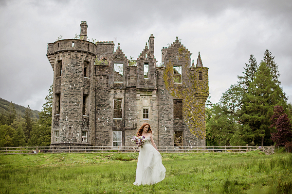 A Woodland Fairy-tale Wedding Shoot in Scotland