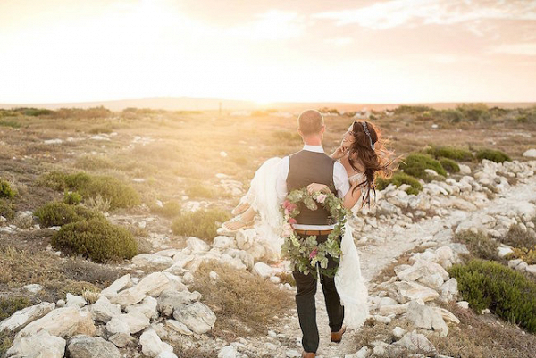 Berry Tone West Coast South African Beach Wedding