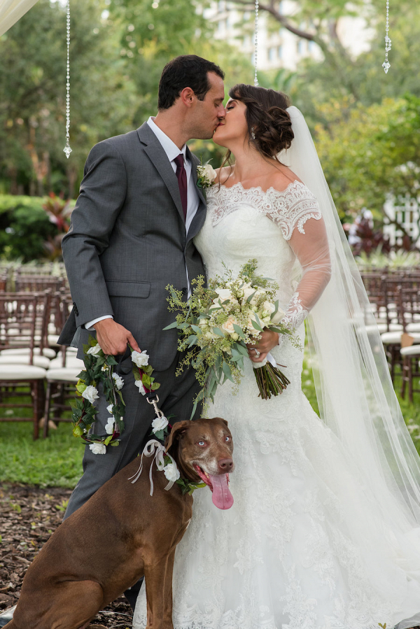 Burgundy Garden Wedding