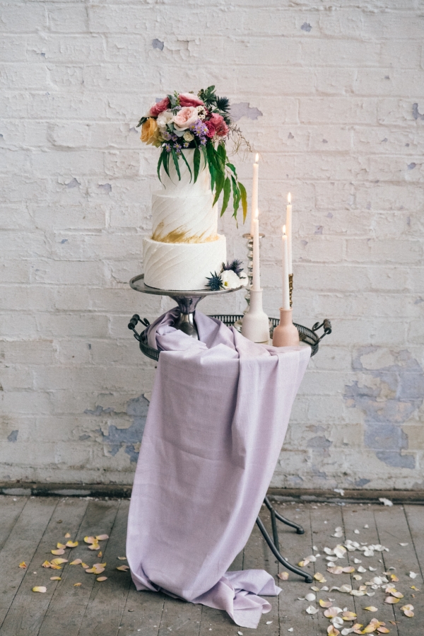 Industrial Wedding Inspiration with Pastels