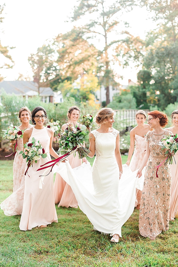 Classic Modern Fall Wedding with Geometric Details