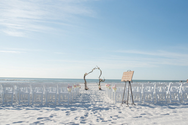 Romantic Nautical Beach Wedding