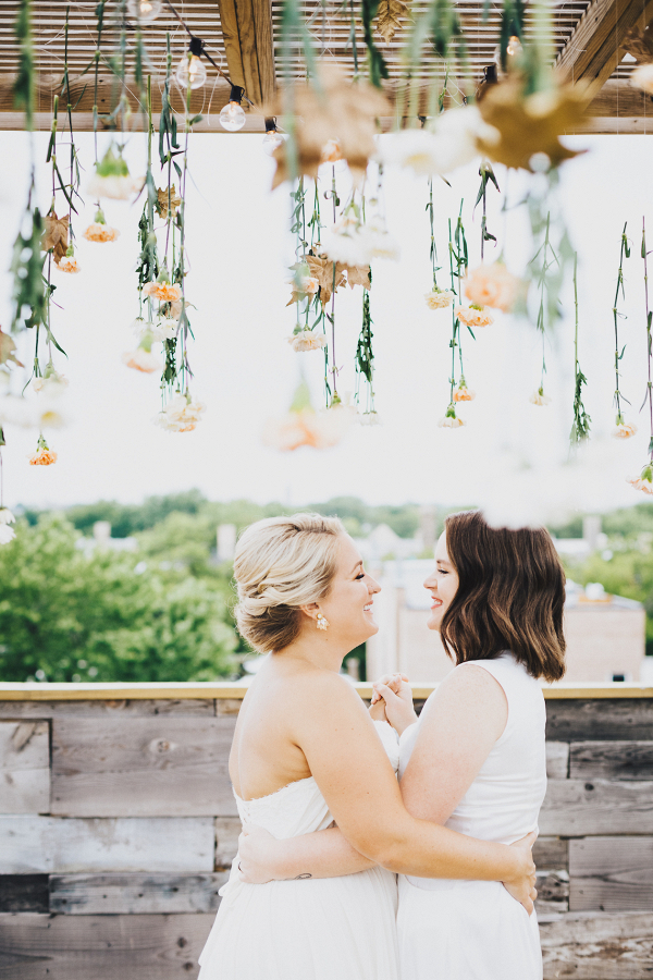 Autumnal Rooftop Elopement Inspiration