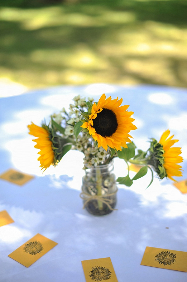 Sunflower Filled California Wedding