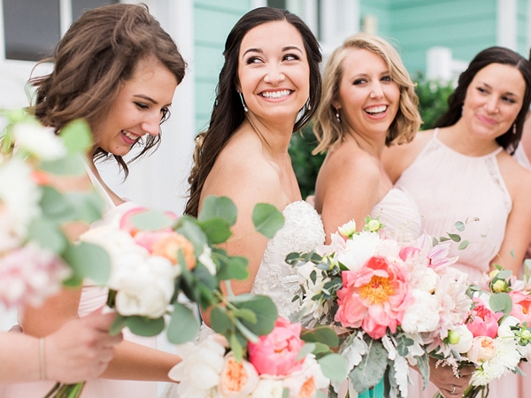 Cheery Turquoise Coastal Wedding