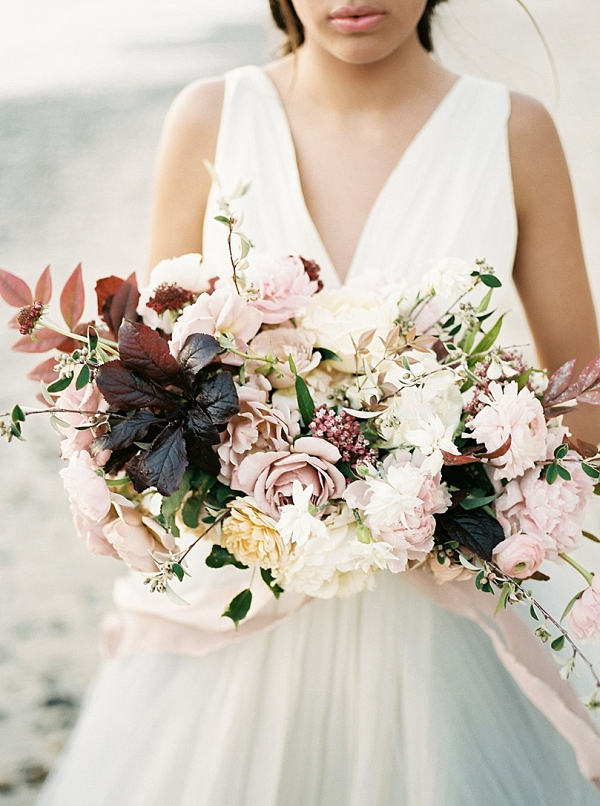 Romantic Beach Bridal Inspiration