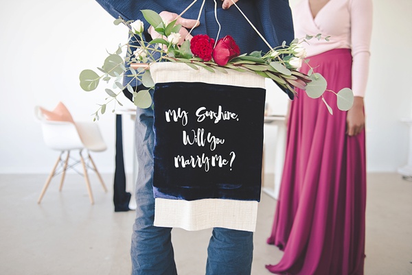 DIY Marriage Proposal Banner