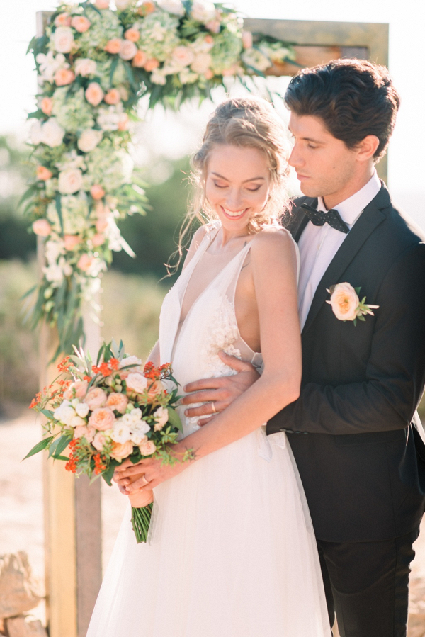 Peach Watercolor Wedding Inspiration