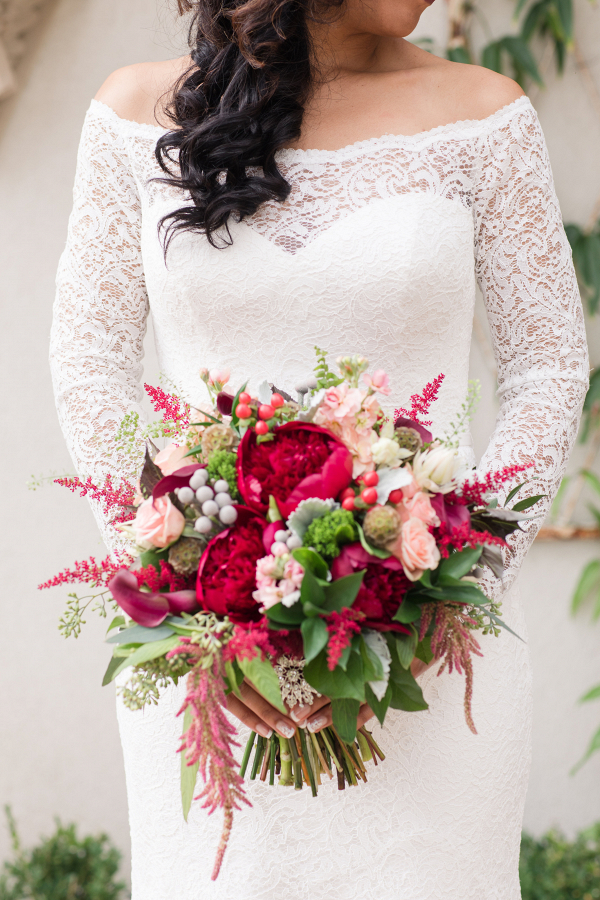 Burgundy Vineyard Wedding