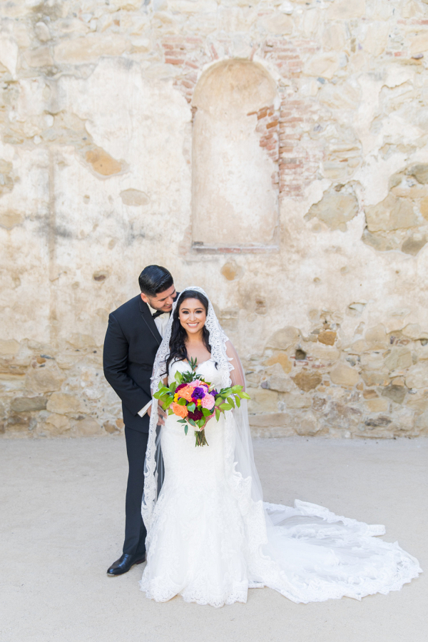 A Vibrant Franciscan Gardens Wedding