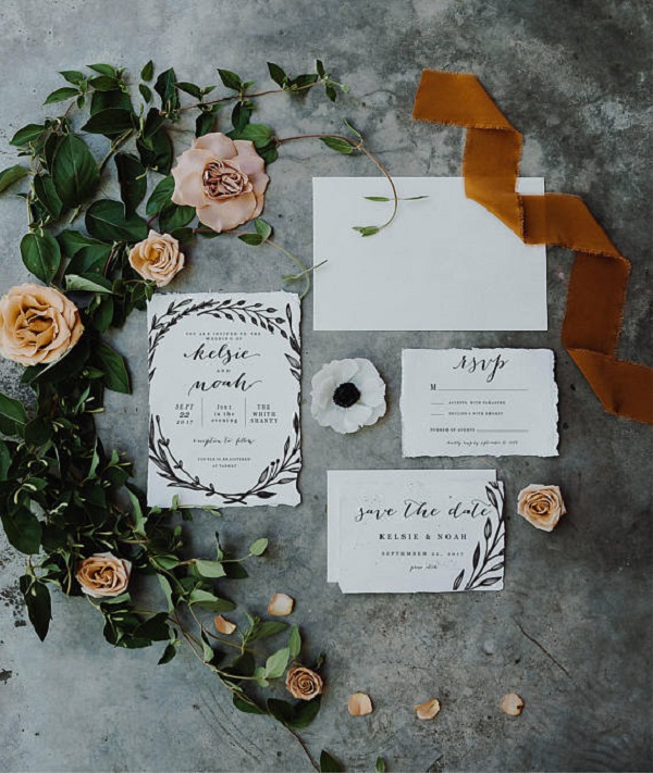 22 Simple Wedding Invitations for Any Season