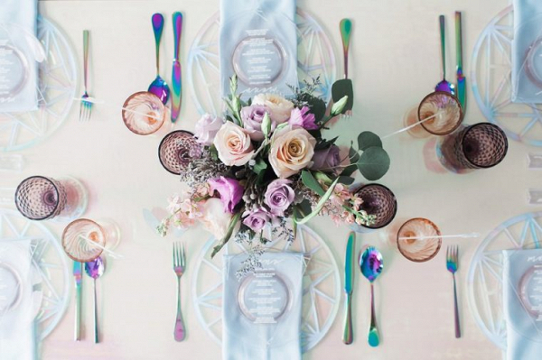 Modern Iridescent Wedding Ideas