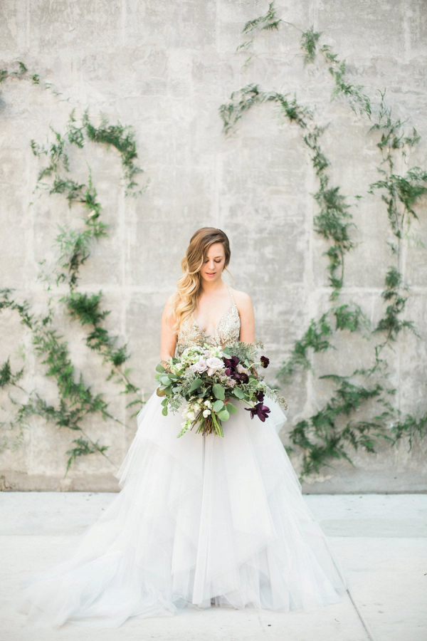 Amethyst & Marble Industrial Wedding Ideas