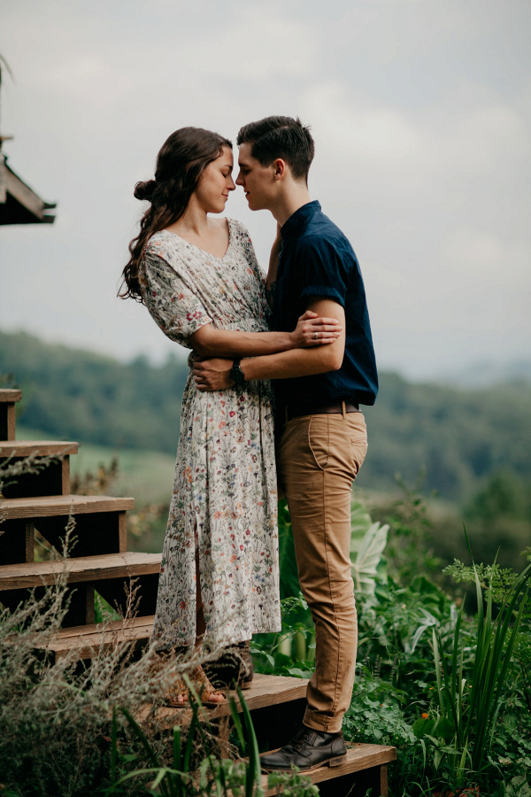 Romantic Appalachian Engagement Session