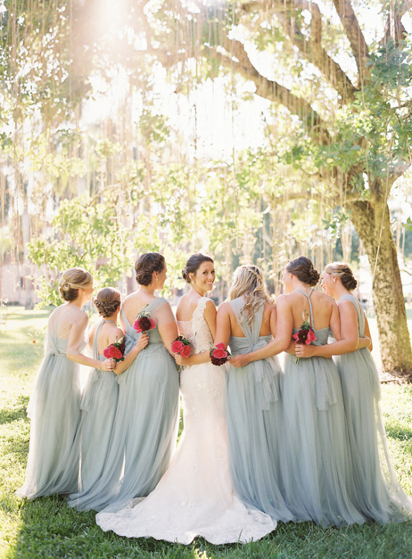 Powder Blue And Pink Ringling Wedding