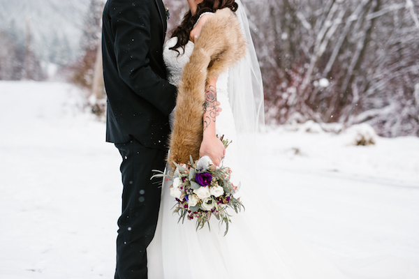 Snowy Winter Lodge Wedding