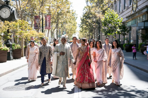 Pink and Coral Indian Wedding