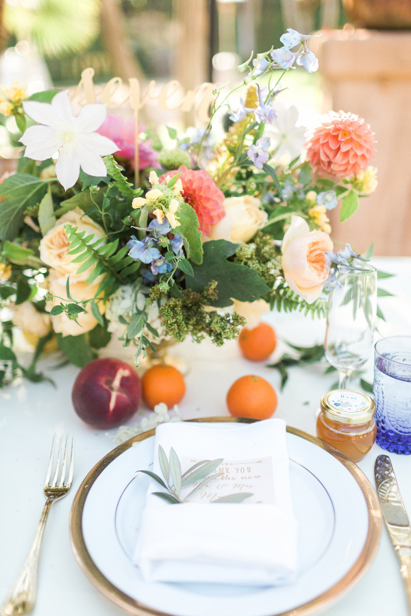 Colorful Santa Barbara Wedding