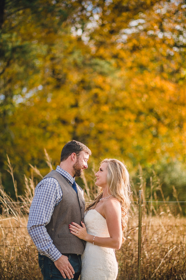 Logan & Sydney's rustic Mr. & Mrs. Session