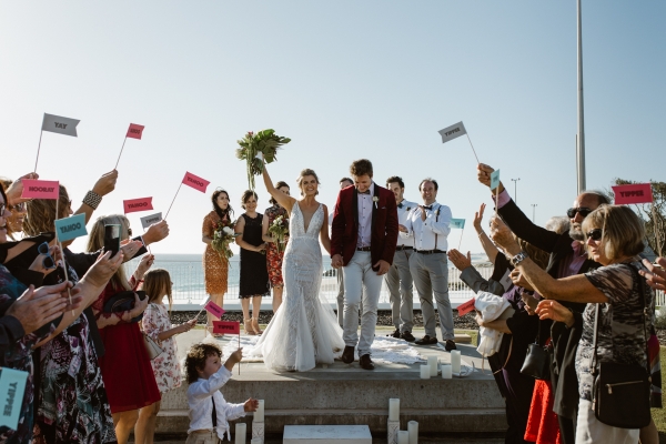 Modern Waterside Wedding