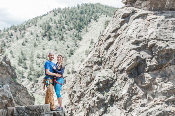 Rock Climbing Engagement Session